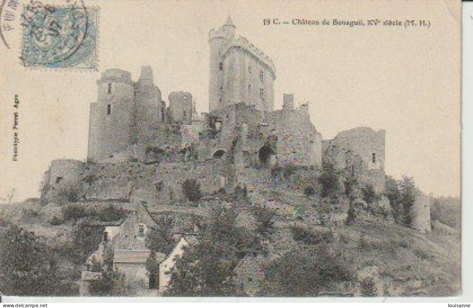 CHÂTEAU  DE  BONAGUIL ( XVe  Siècle  )  C P A  (24  /  4 / 145  ) - Castles