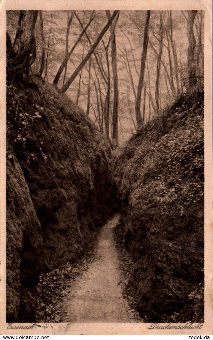 H1780 - Eisenach Drachenschlucht - Richard Zieschank - Gel Brotterode - Eisenach