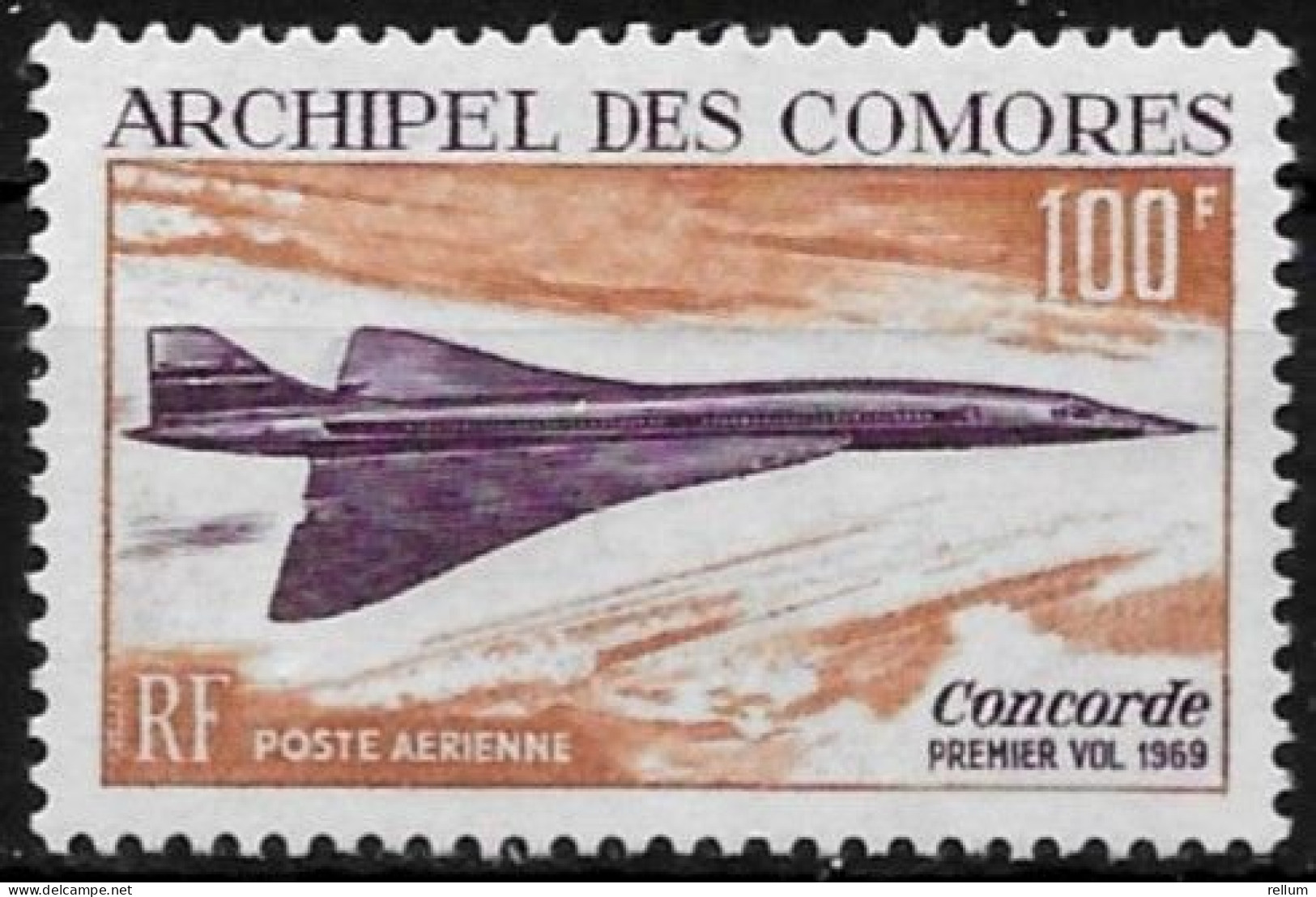 Comores 1969 - Yvert N° PA 29 - Michel N° 102 ** - Luftpost