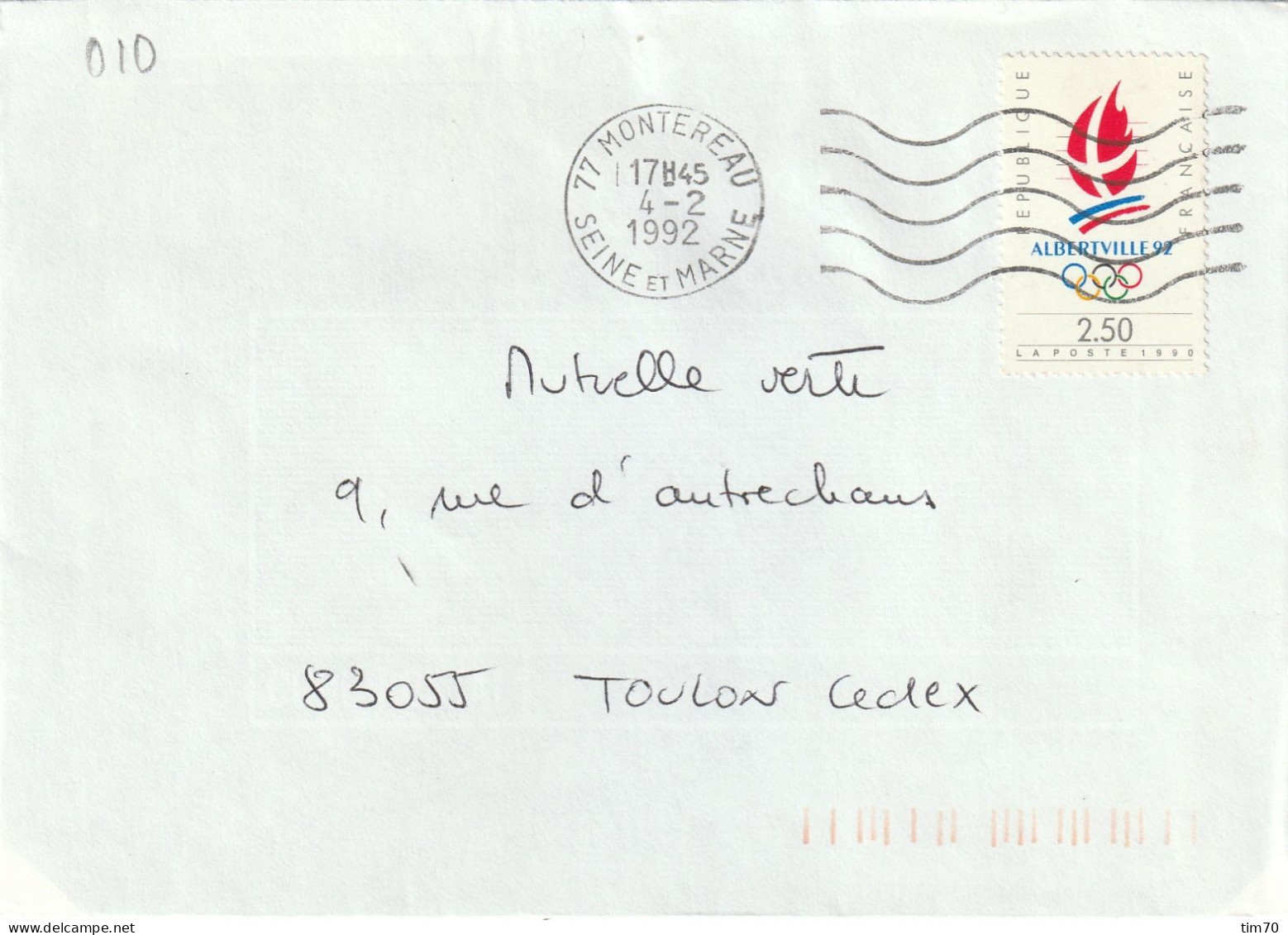 FLAMME  VAGUES  77  MONTEREAU            /  N°  2632 - Mechanical Postmarks (Advertisement)