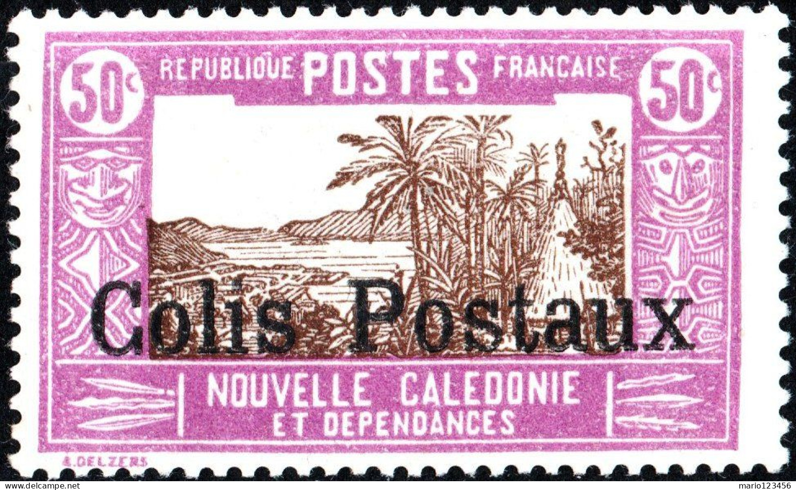NUOVA CALEDONIA, NEW CALEDONIA, PACCHI POSTALI, PARCEL POST, 1930, NUOVI (MLH*) Mi:NC PK4, Scott:NC Q4, Yt:NC CP4 - Unused Stamps