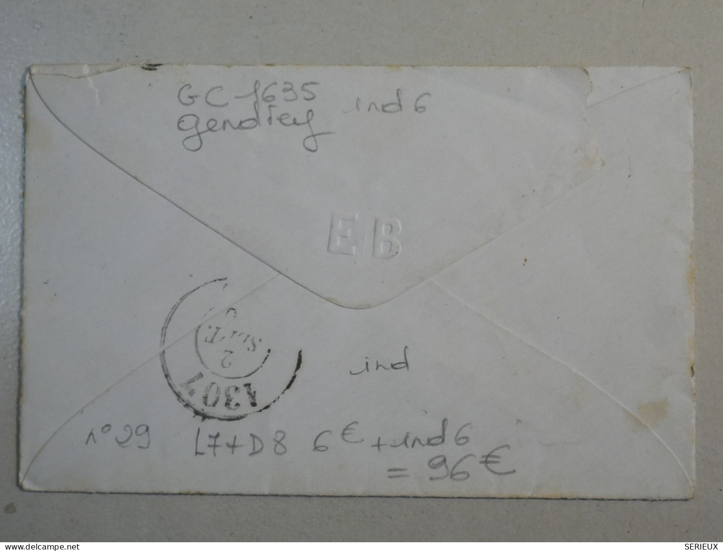 DN16  FRANCE  LETTRE RR BUREAU PASSE 1307 AN 1866  MONTHIER + AFF. INTERESSANT +++ - 1849-1876: Klassik