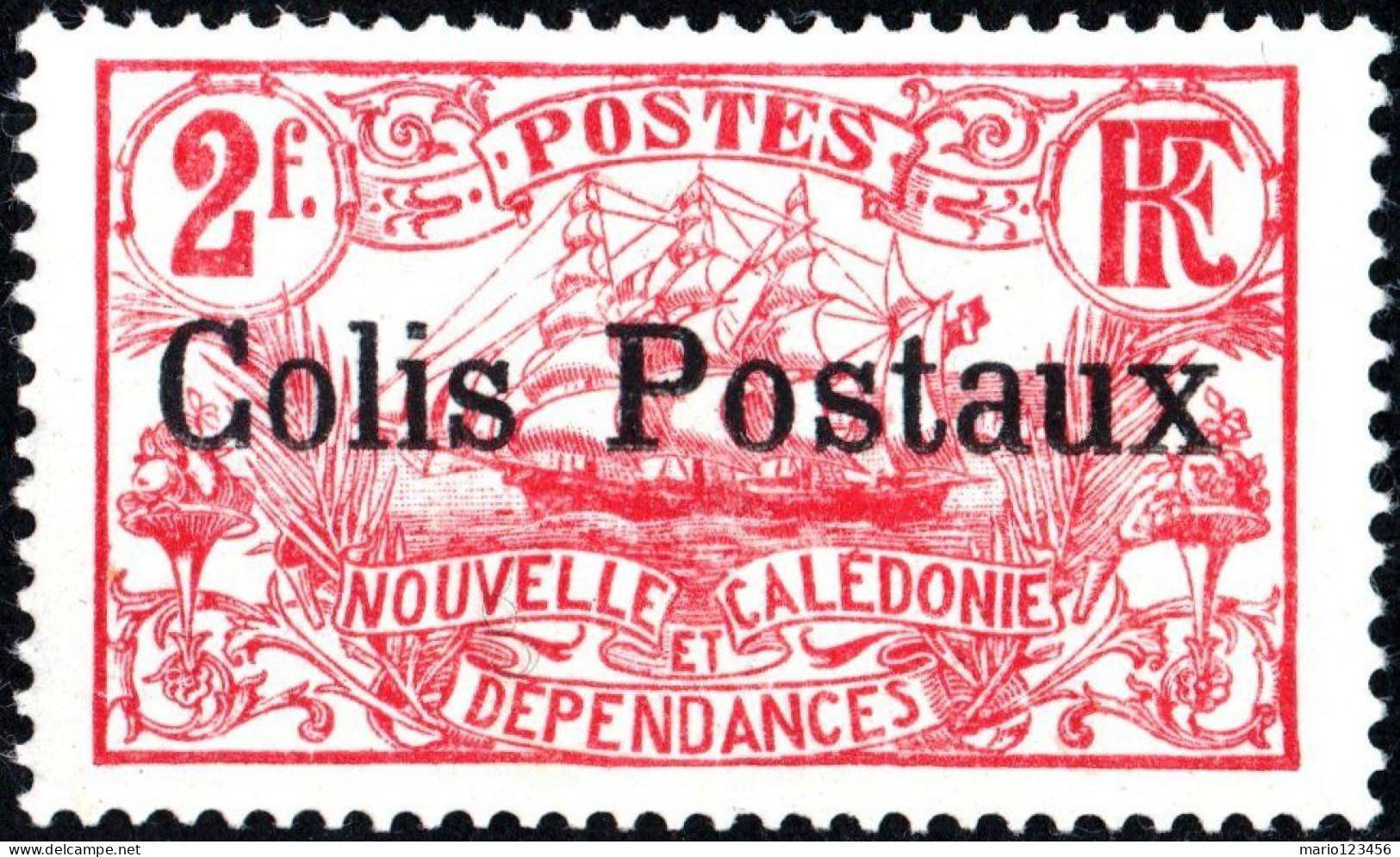 NUOVA CALEDONIA, NEW CALEDONIA, PACCHI POSTALI, PARCEL POST, 1926, NUOVI (MLH*) Mi:NC PK3, Scott:NC Q3, Yt:NC CP3 - Unused Stamps