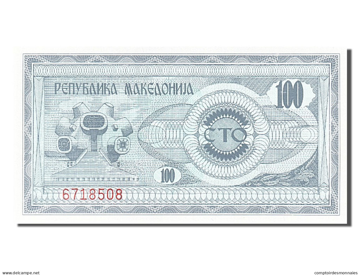 Billet, Macédoine, 100 (Denar), 1992, NEUF - Nordmazedonien