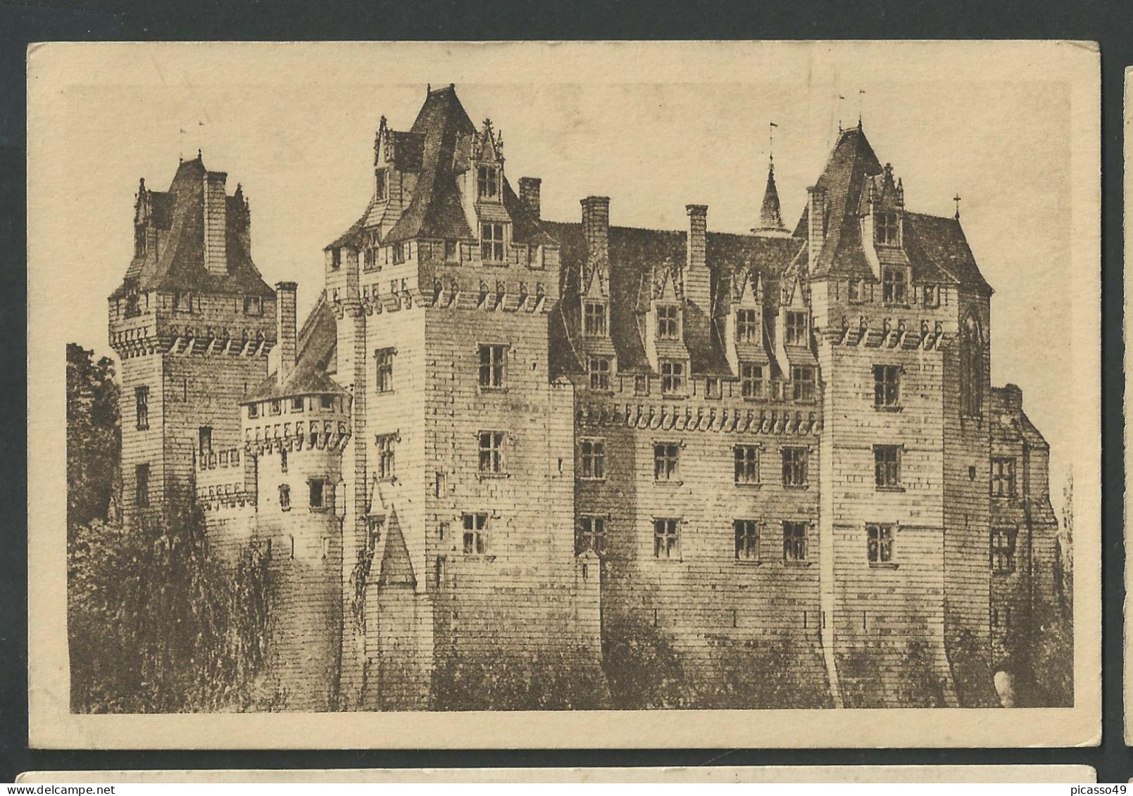 Maine Et Loire , Montsoreau ,  Château De Montsoreau 4 Cartes - Autres & Non Classés