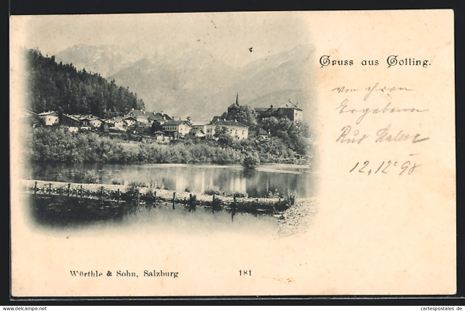 AK Golling, Panorama Gegen Das Tännengebirge  - Other & Unclassified