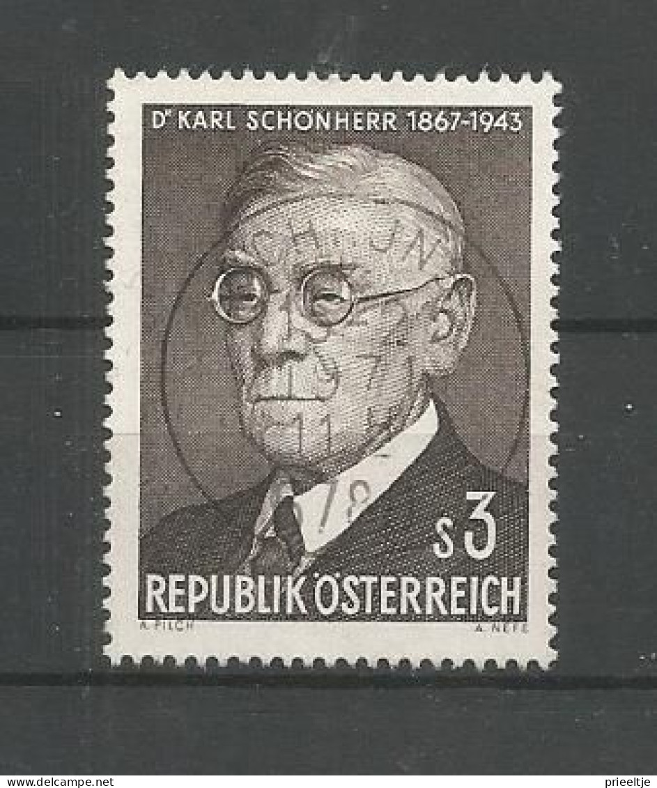 Austria - Oostenrijk 1967 Karl Schönherr Centenary  Y.T. 1068 (0) - Oblitérés