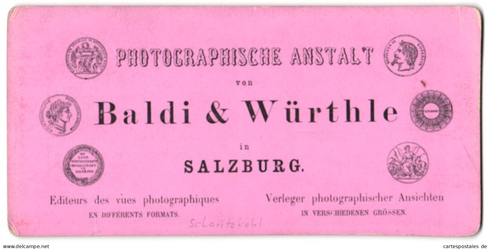 Stereo-Fotografie Baldi & Würthle, Salzburg, Ansicht Scharitzkehl, Scharitzkehl Mit Dem Hohen Göll  - Stereoscopic