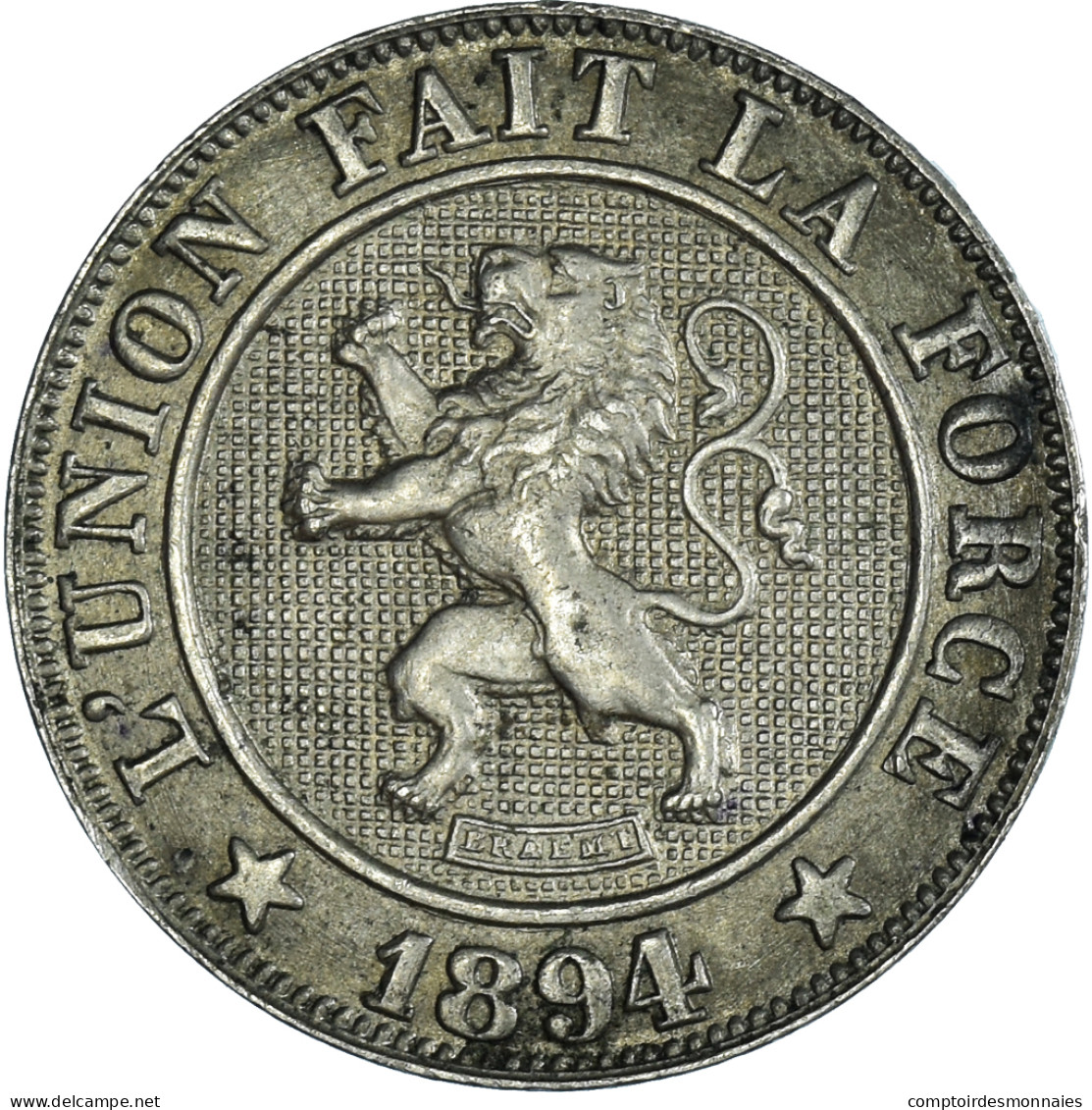 Monnaie, Belgique, 10 Centimes, 1894 - 10 Cent