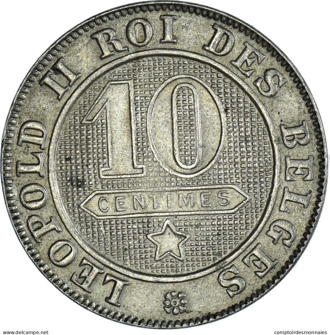 Monnaie, Belgique, 10 Centimes, 1894 - 10 Cents
