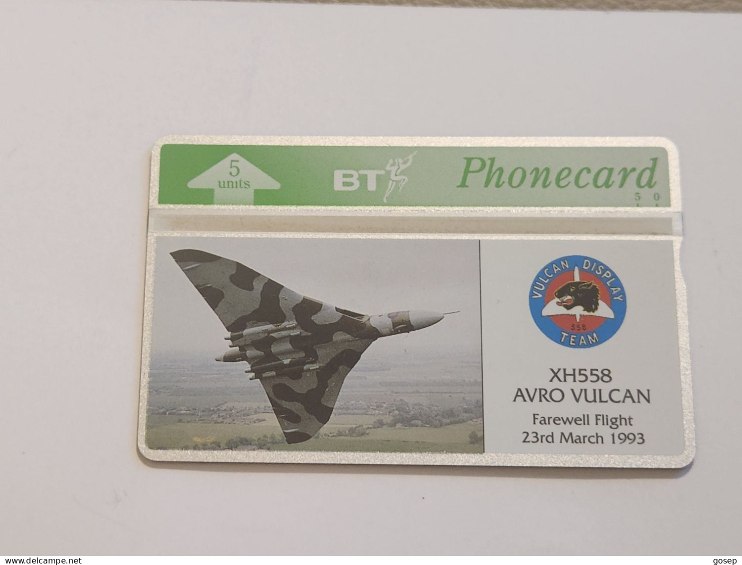 United Kingdom-(BTG-153)-Vulcan Display-(2)-Vulcan-(164)(5units)(324H54124)(tirage-4.480)(price Cataloge-5.00£-mint - BT General Issues