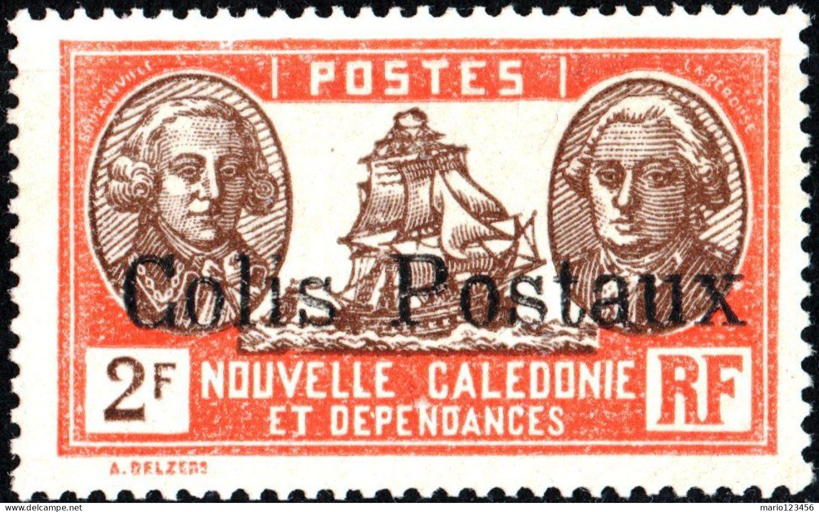 NUOVA CALEDONIA, NEW CALEDONIA, PACCHI POSTALI, PARCEL POST, 1930, NUOVI (MNH**) Mi:NC PK6, Scott:NC Q6, Yt:NC CP6 - Neufs