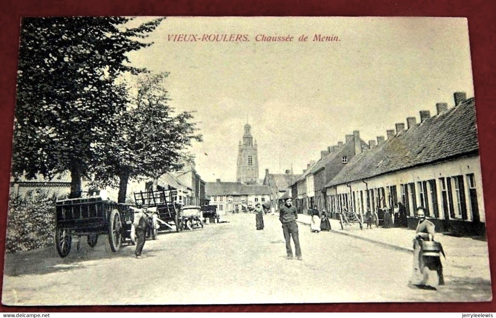 ROESELARE -  VIEUX ROULERS  -  Chaussée De Menin  -   1911 - Röselare