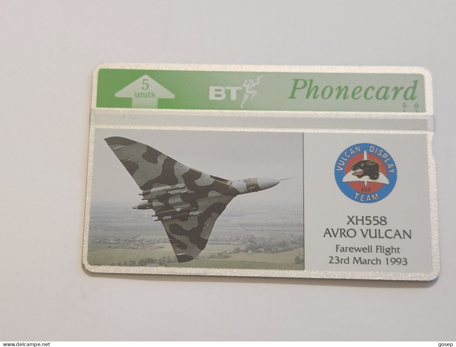 United Kingdom-(BTG-153)-Vulcan Display-(2)-Vulcan-(165)(5units)(324H54216)(tirage-4.480)(price Cataloge-5.00£-mint - BT General Issues