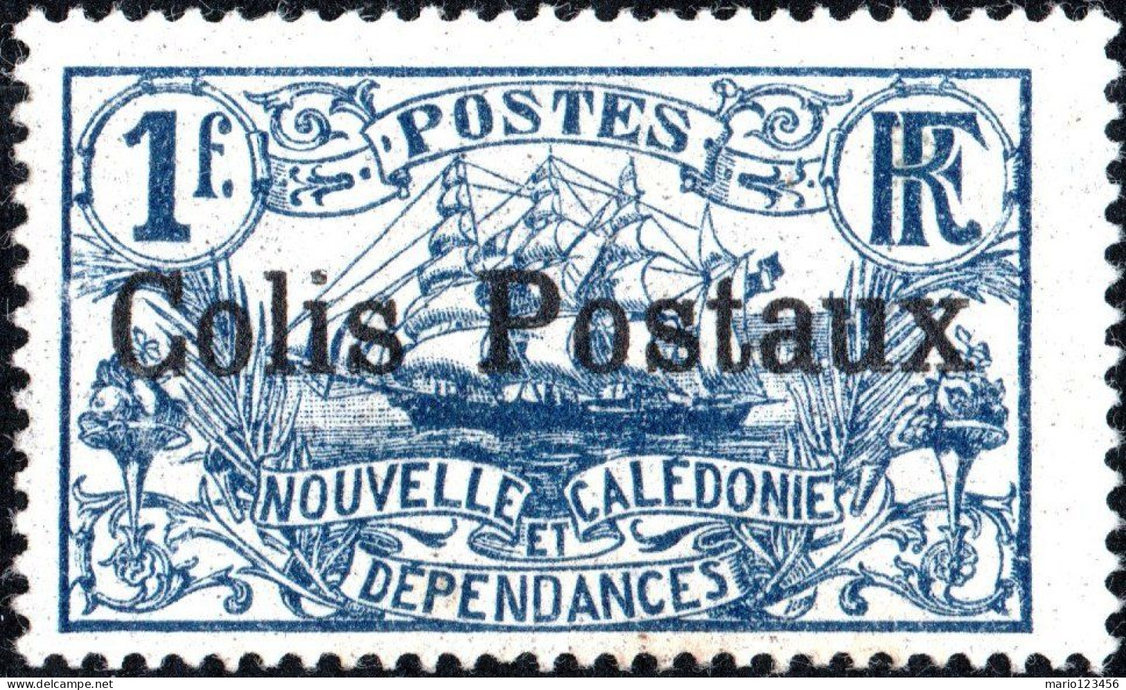 NUOVA CALEDONIA, NEW CALEDONIA, PACCHI POSTALI, PARCEL POST, 1926, NUOVI (MLH*) Mi:NC PK2, Scott:NC Q2, Yt:NC CP2 - Unused Stamps