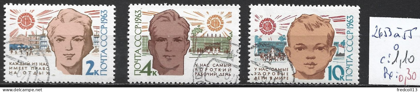 RUSSIE 2653 à 55 Oblitérés Côte 1.10 € - Used Stamps