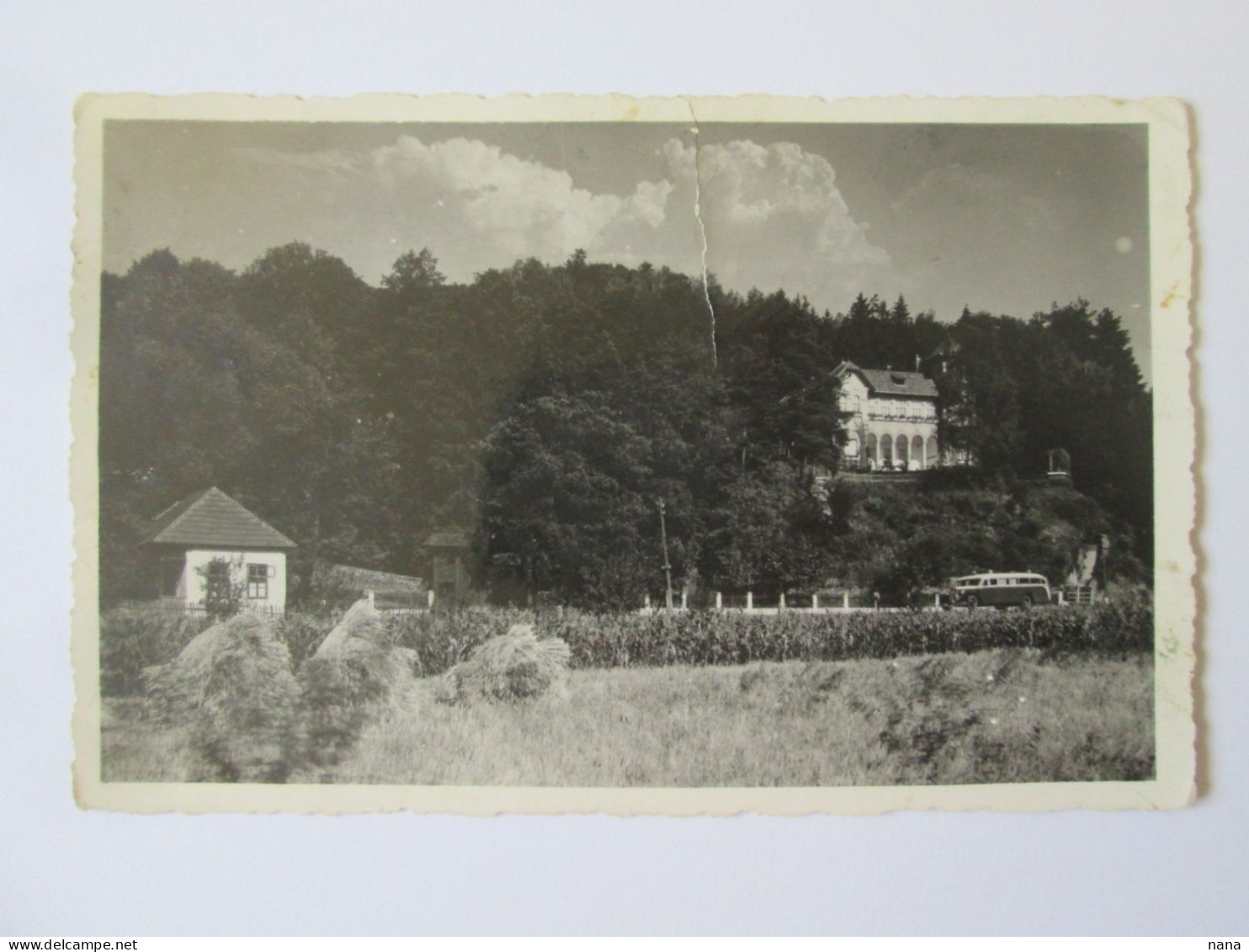Romania-Ciucea(Cluj):Le Chateau D'Octavian Goga Carte Photo Vers 1940/Octavian Goga Castle Photo Postcard 1940s - Roemenië