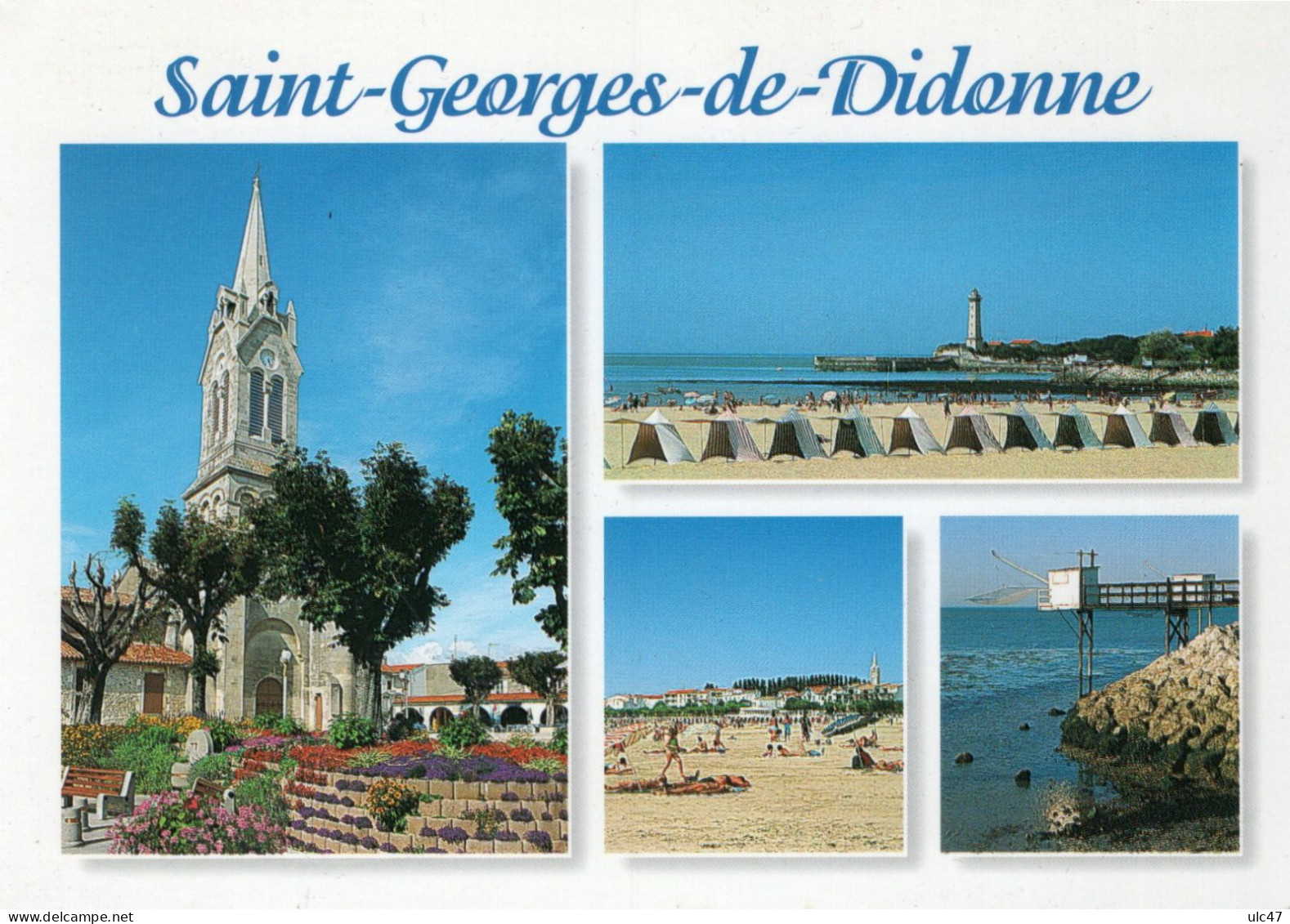 - 17 - SAINT-GEORGES-DE-DIDONNE. - L'Eglise - La Plage - Multi Vues - Photo Olivier Anger. - - Saint-Georges-de-Didonne