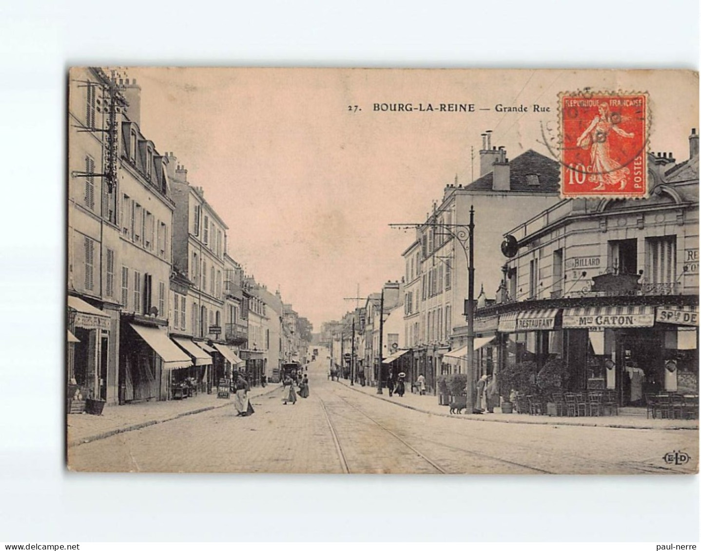 BOURG LA REINE : La Rue André Theuriet - état - Bourg La Reine