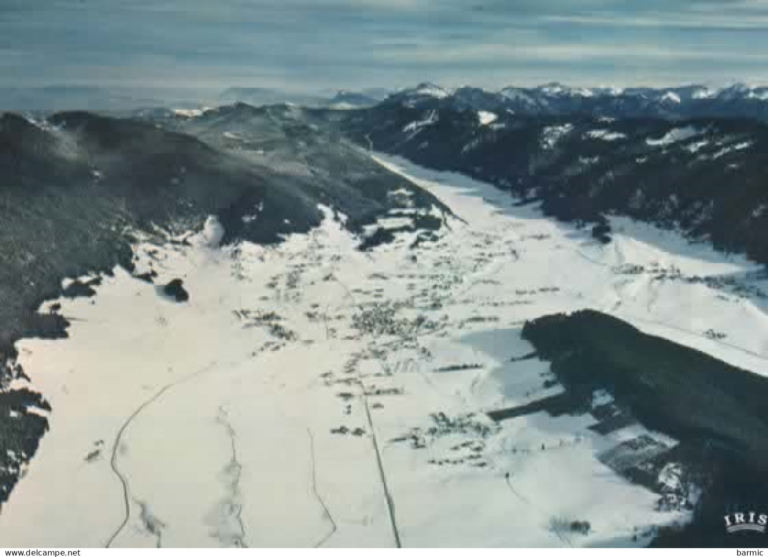 AUTRANS, VUE AERIENNE DU PLATEAU D AUTRANS COULEUR  REF 15872 - Autres & Non Classés