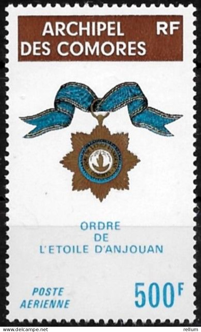 Comores 1974 - Yvert N° PA 58 - Michel N° 166 ** - Airmail