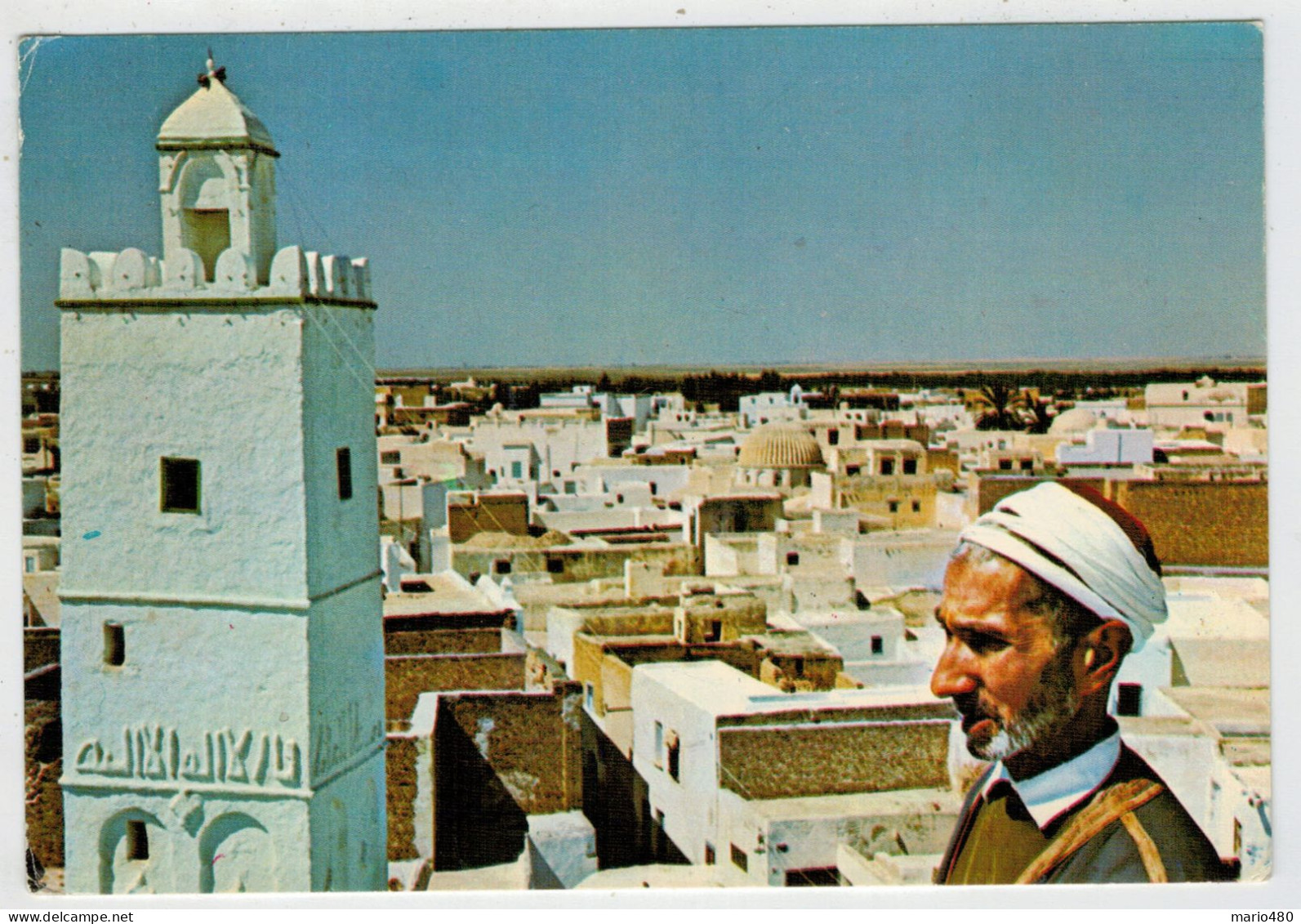 KAIROUAN   LE  MUEZEN      (VIAGGIATA) - Tunisia