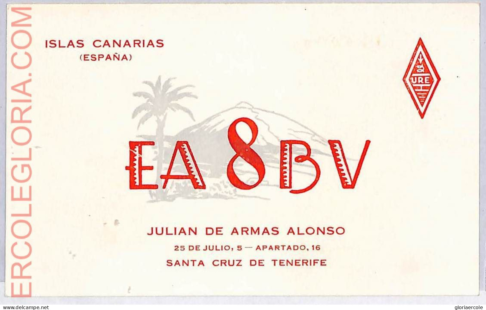 Ad9256 - SPAIN - RADIO FREQUENCY CARD  - Madrid -  1955 - Radio