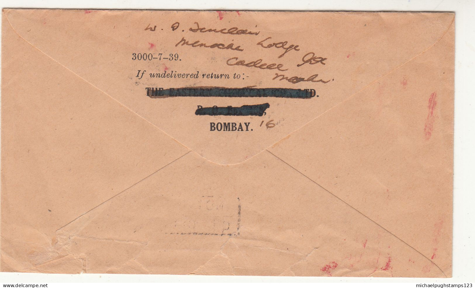 India / Airmail / Censorship / Canada - Other & Unclassified