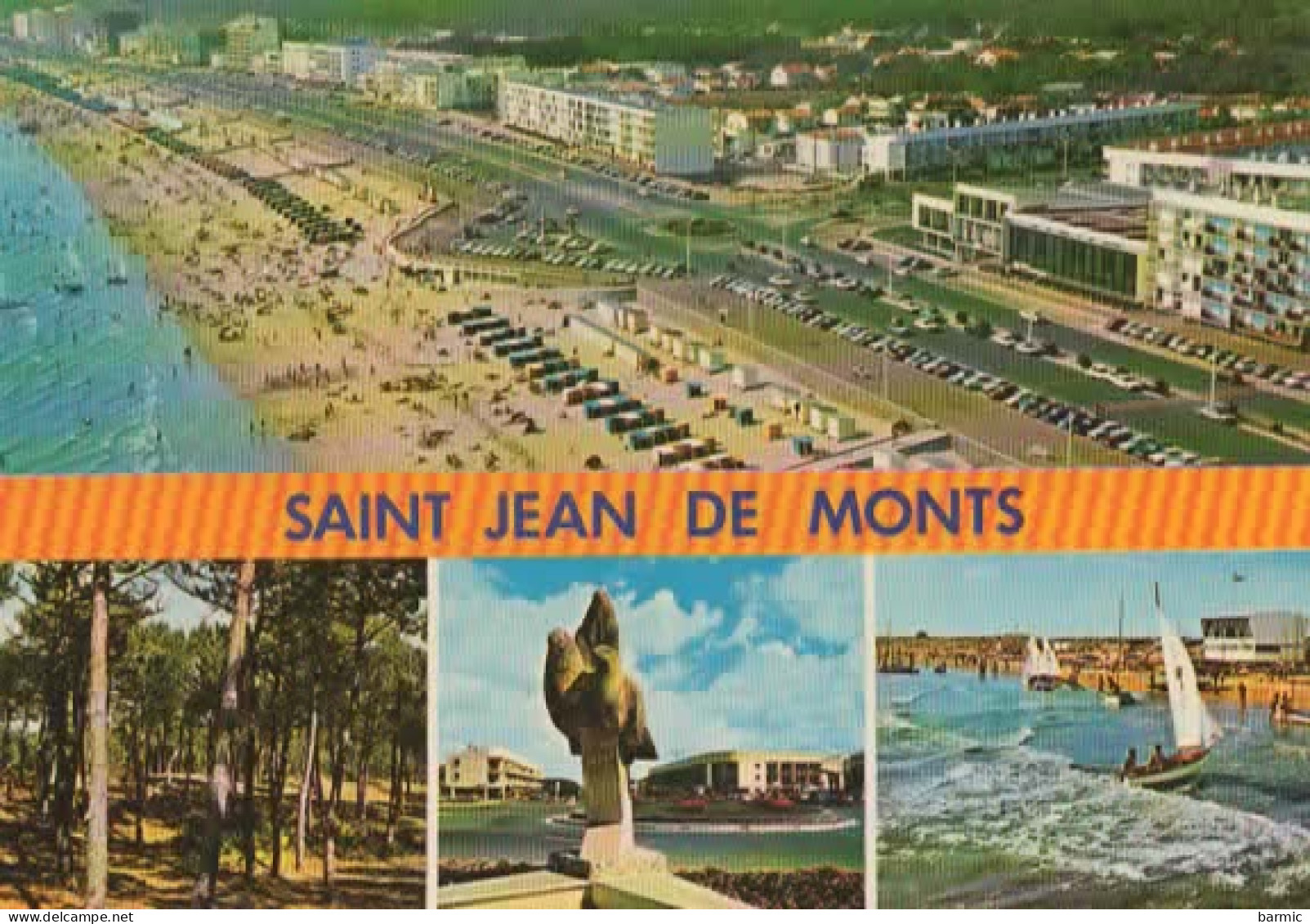 SAINT JEAN DE MONTS, MULTIVUE COULEUR  REF 15873 - Saint Jean De Monts