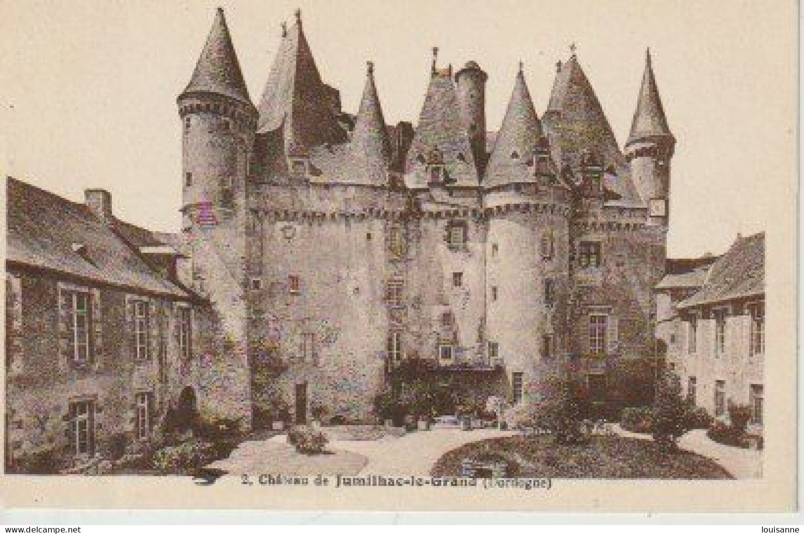 CHÂTEAU  DE  JUMILHAC  -  LE  GRAND  ( 24 )   C  P  A   (24  / 4  / 147  ) - Castillos