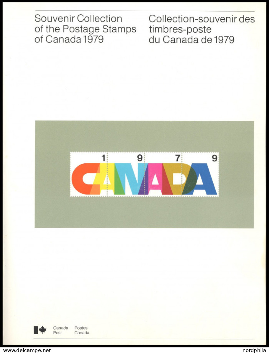 KANADA 715-757** , 1979, Kompletter Postfrischer Jahrgang Im Souvenirheft, Pracht - Altri & Non Classificati