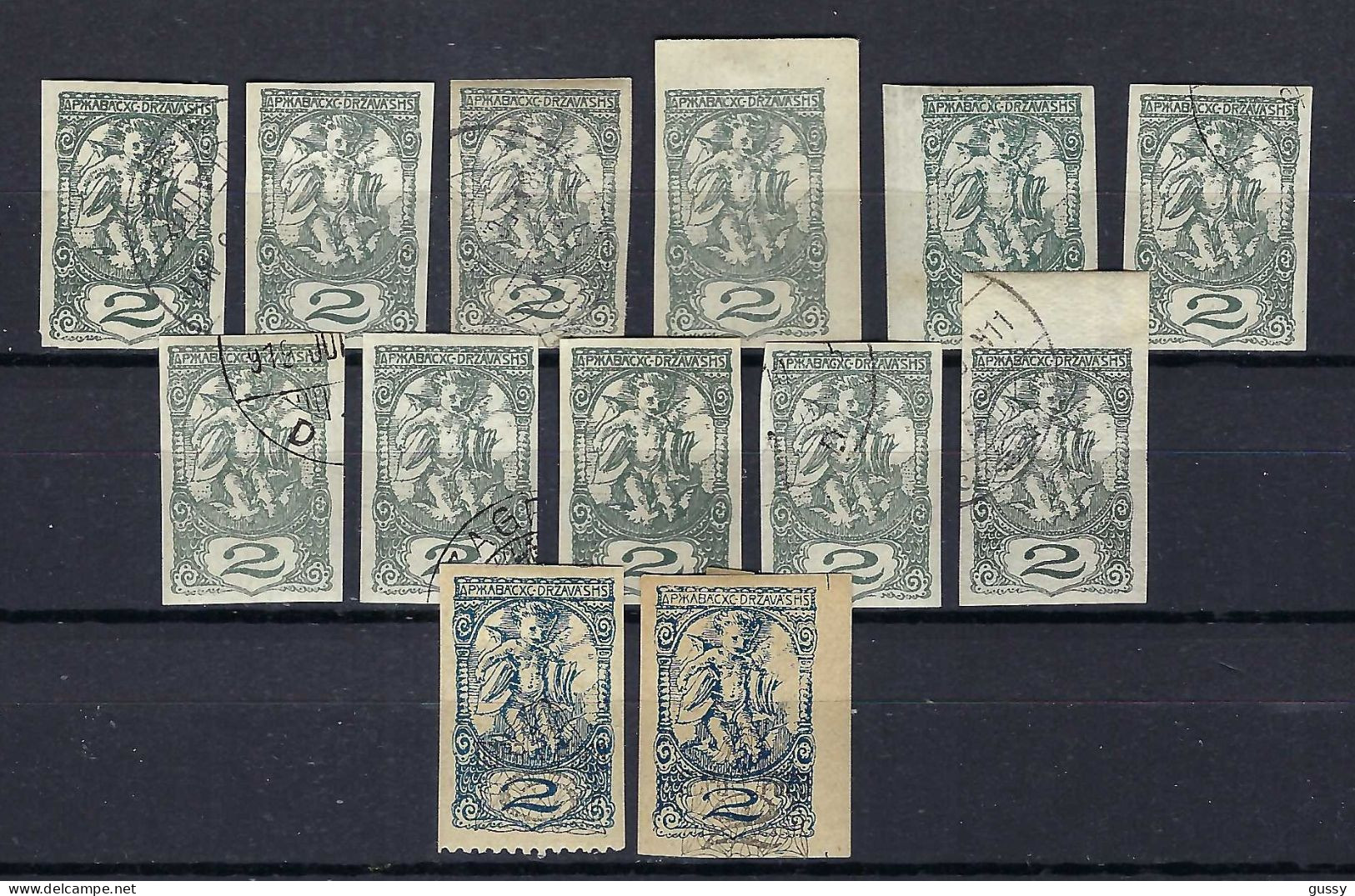 YOUGOSLAVIE Ca.1919: Lot De Neufs* Et Obl. - Unused Stamps