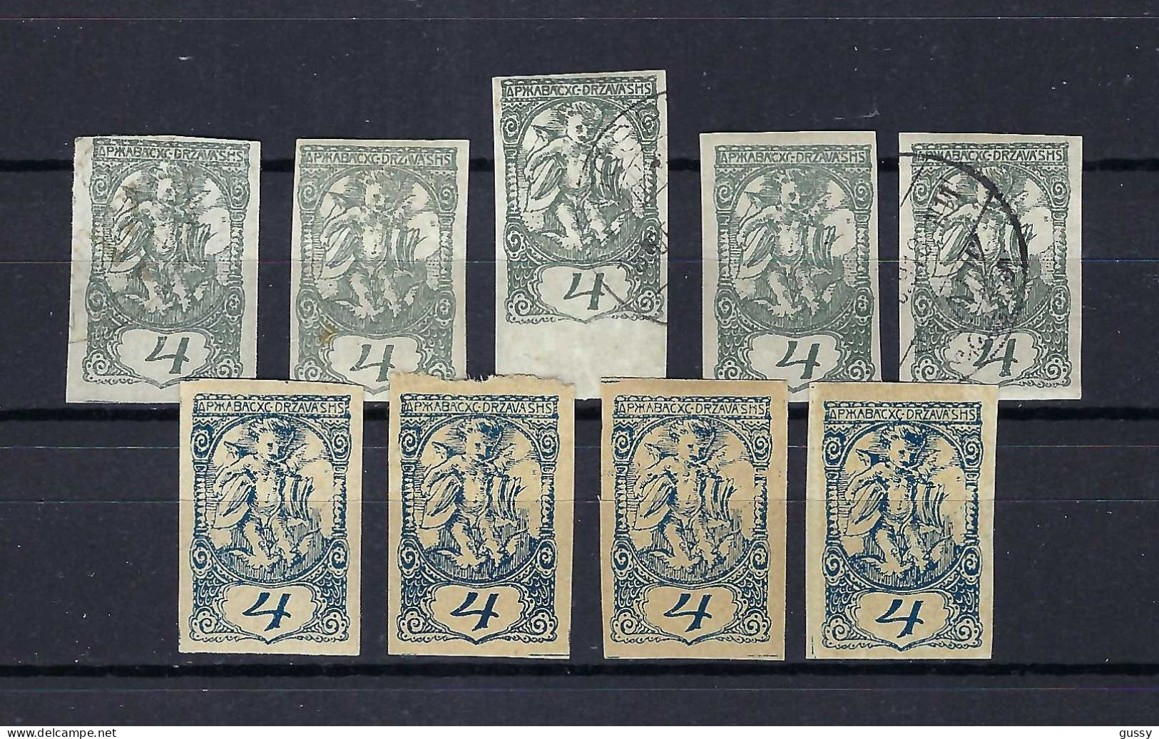 YOUGOSLAVIE Ca.1919: Lot De Neufs* Et Obl. - Unused Stamps