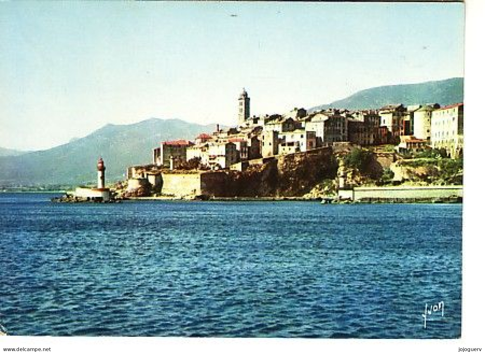 Bastia Le Quartier De La Citadelle... Suite Au Dos ; Timbrée De Corte En 1965 - Bastia