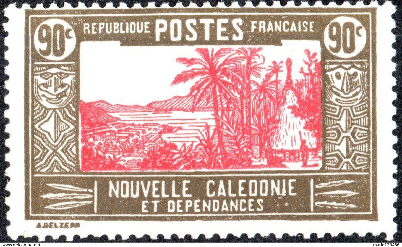 NUOVA CALEDONIA, NEW CALEDONIA, MOTIVI LOCALI, 1939, NUOVI (MNH**) Mi:NC 225, Scott:NC 157, Yt:NC 183 - Unused Stamps