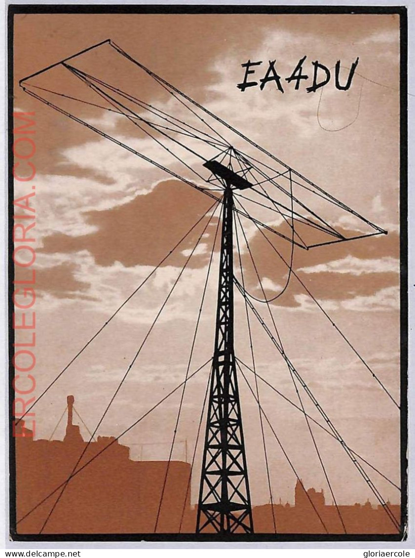 Ad9259 - SPAIN - RADIO FREQUENCY CARD  - Madrid -  1954 - Radio