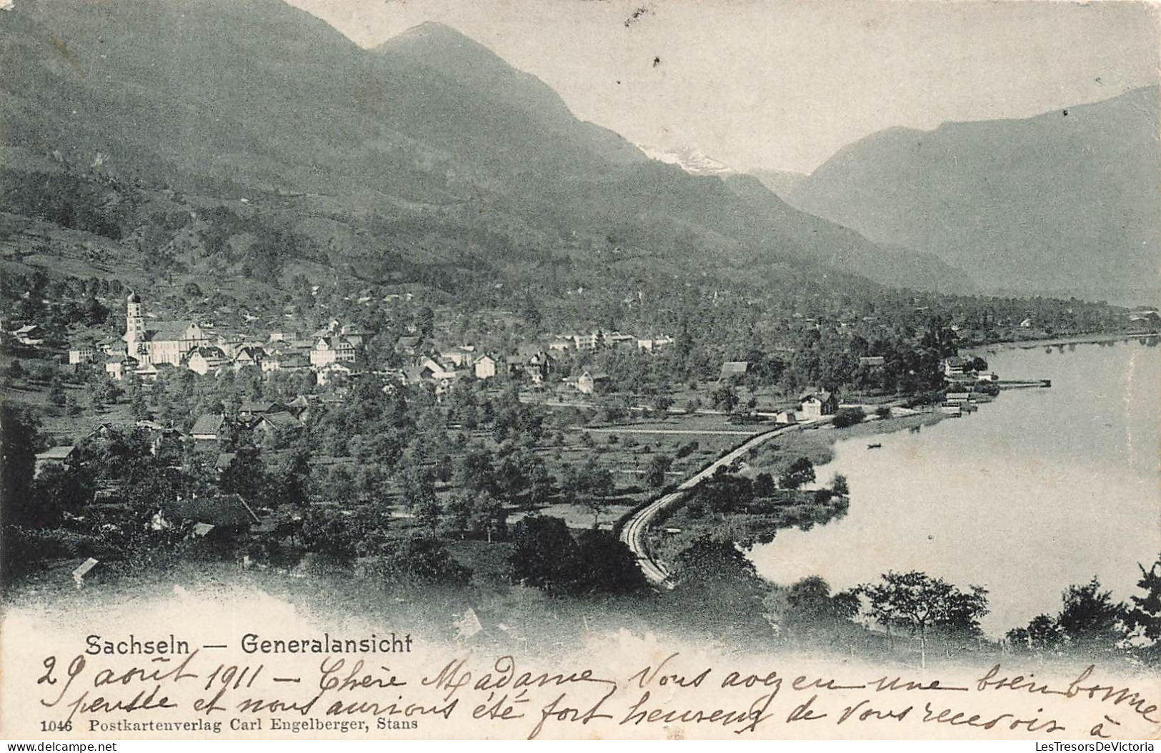 SUISSE - Sacheln - Generalansicht - Vue Sur Une Partie De La Ville - Carte Postale Ancienne - Autres & Non Classés