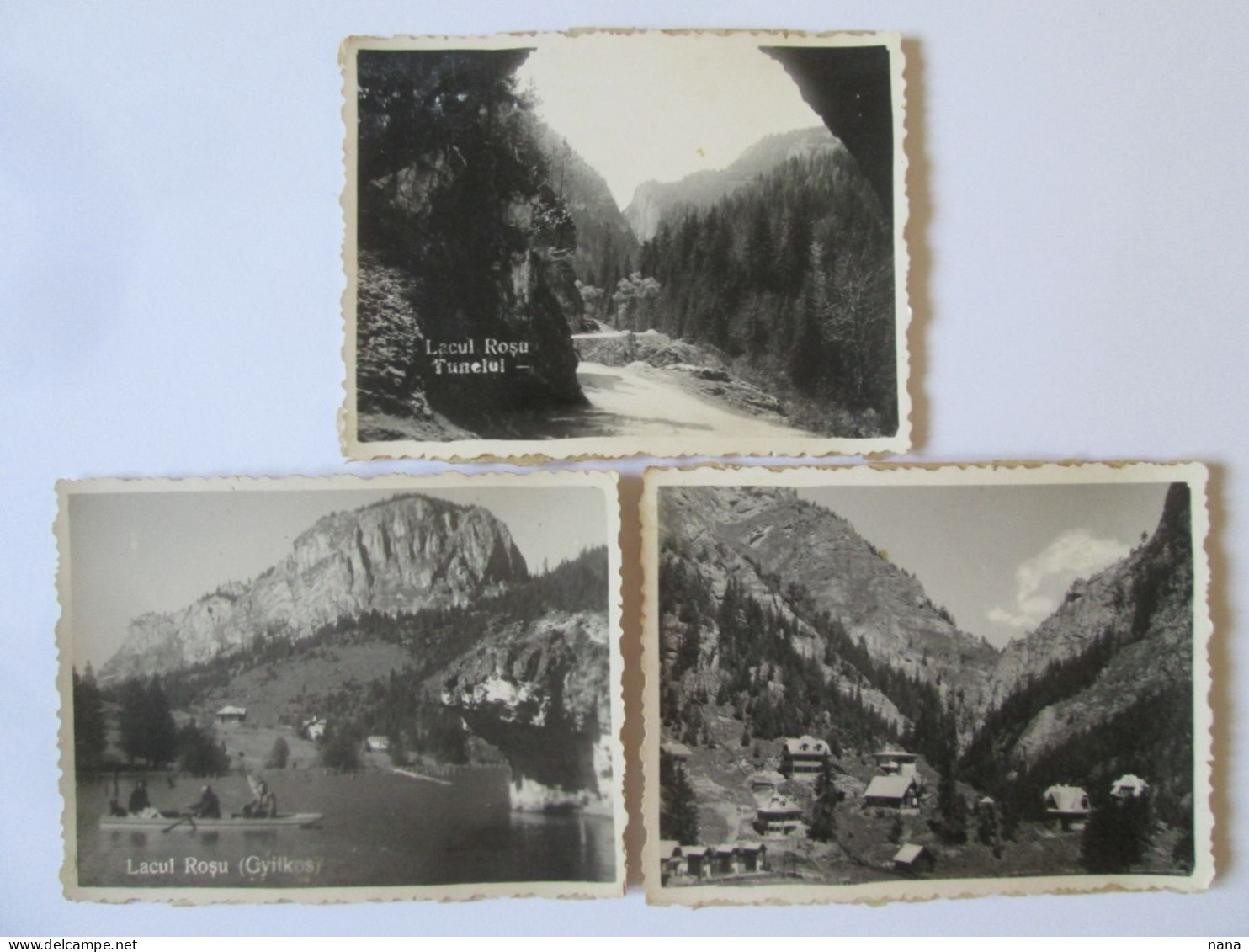 Romania Album 10 Souvenir Photos From The Lacul Roșu(Ghilcoș) 30s,size Of A Photo:82 X 66 Mm - Lieux
