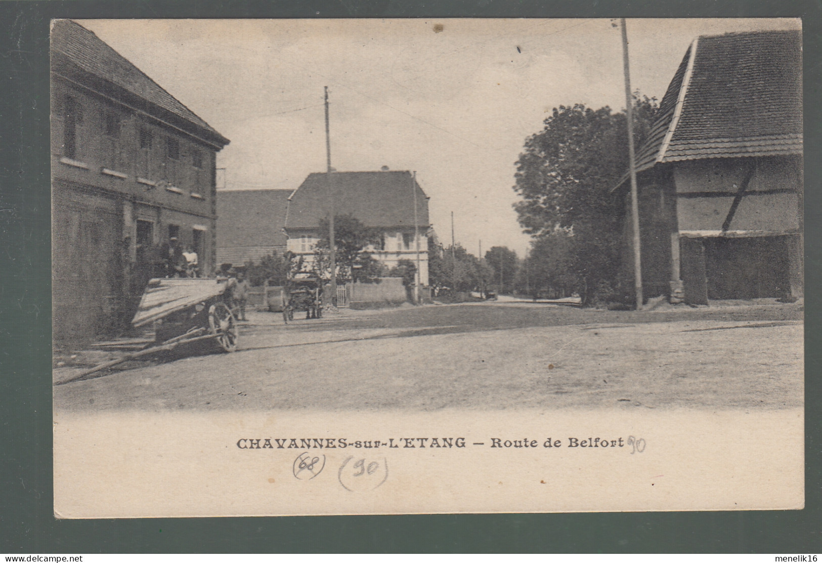 CP - 90 - Chavannes-sur-l'Etang - Route De Belfort - Other & Unclassified