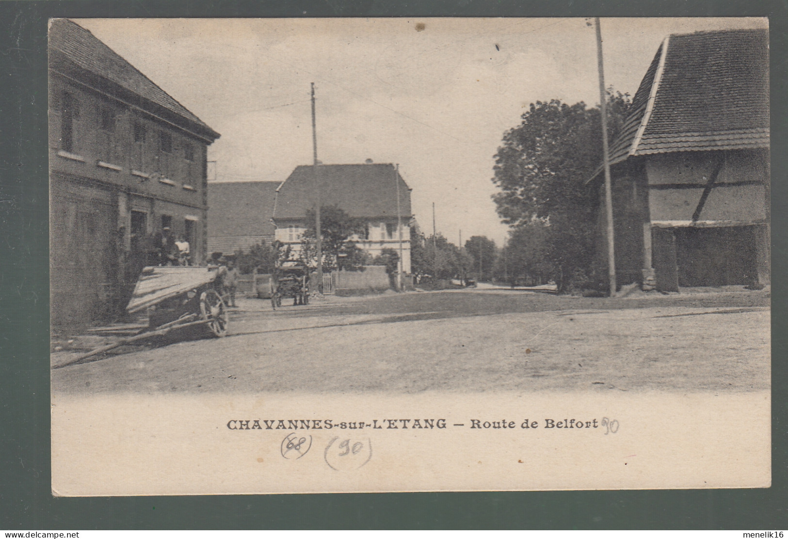 CP - 90 - Chavannes-sur-l'Etang - Route De Belfort - Andere & Zonder Classificatie