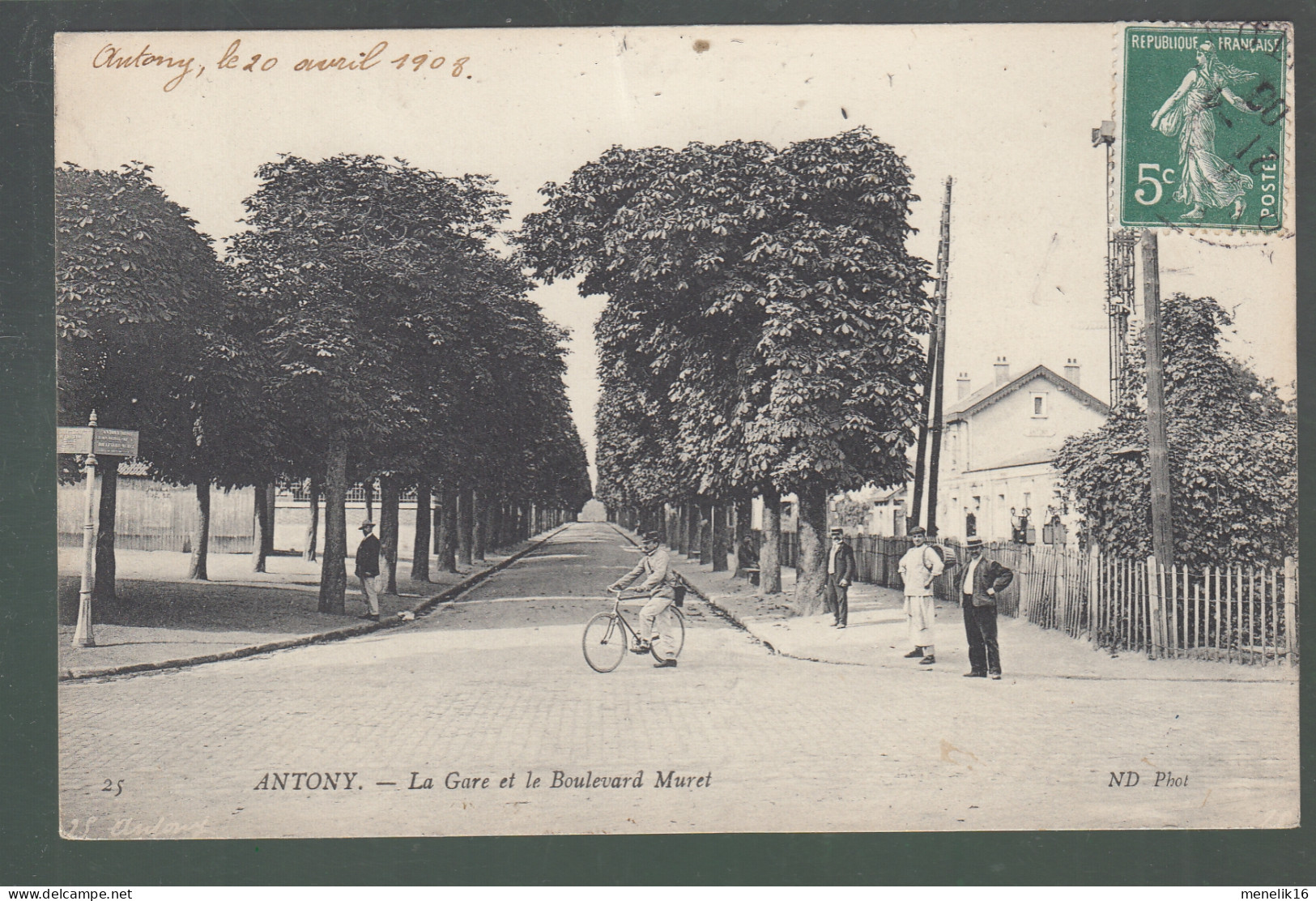 CP - 92 - Antony - Gare Et Boulevard Muret - Antony