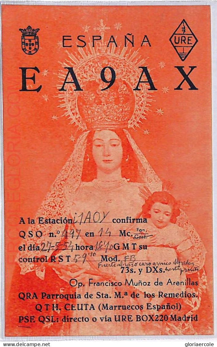 Ad9261 - SPAIN - RADIO FREQUENCY CARD  -  195455 - Radio