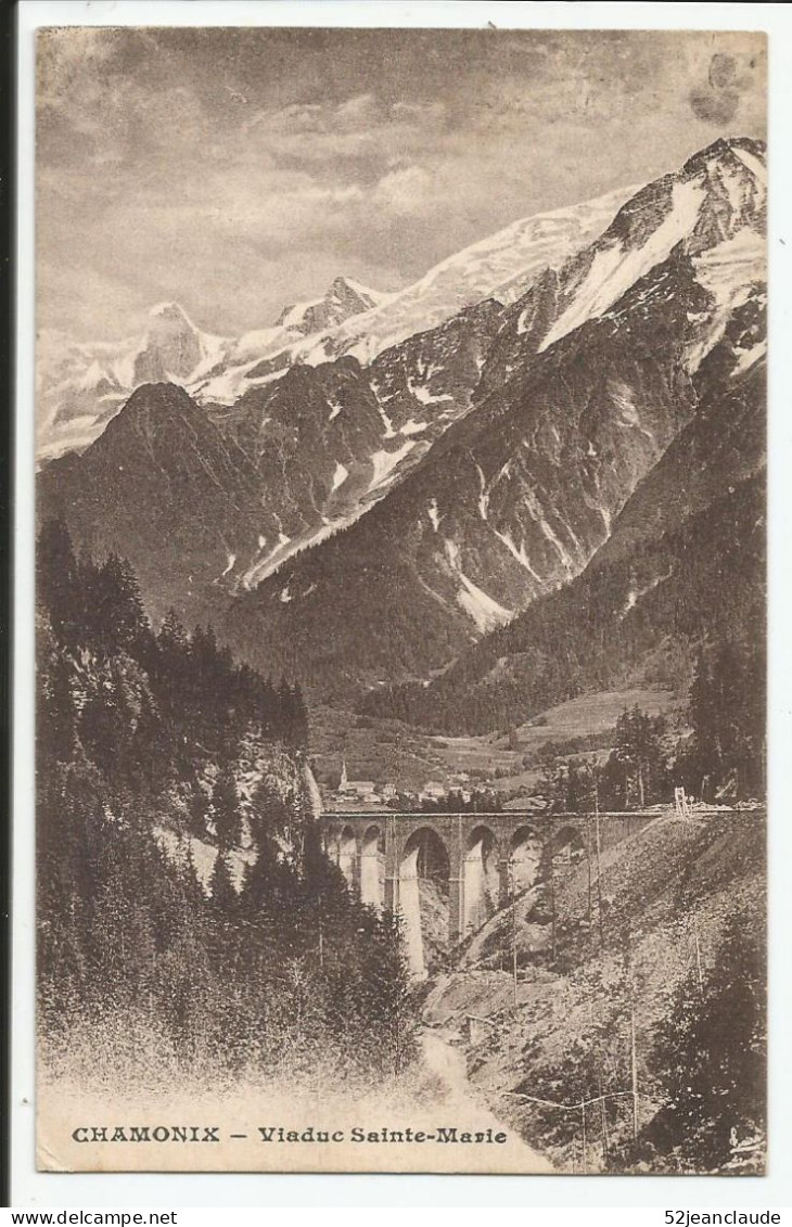 Viaduc Sainte Marie    1927   N° - Chamonix-Mont-Blanc