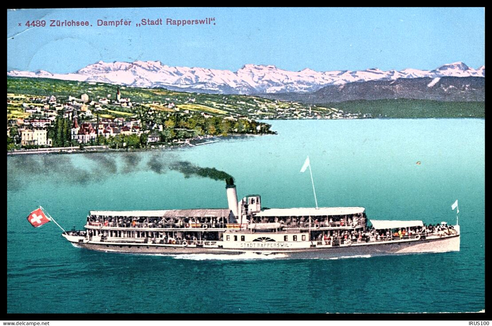 ZÜRICHSEE SALONDAMPFER - 1923 - RAPPERSWIL -  - Autres & Non Classés