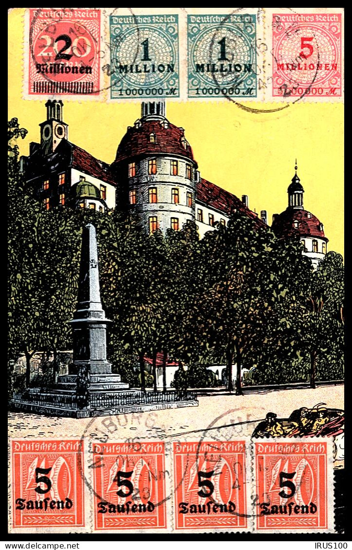 CARTE DE NEUBURG A.D - 1923 -  - Neuburg