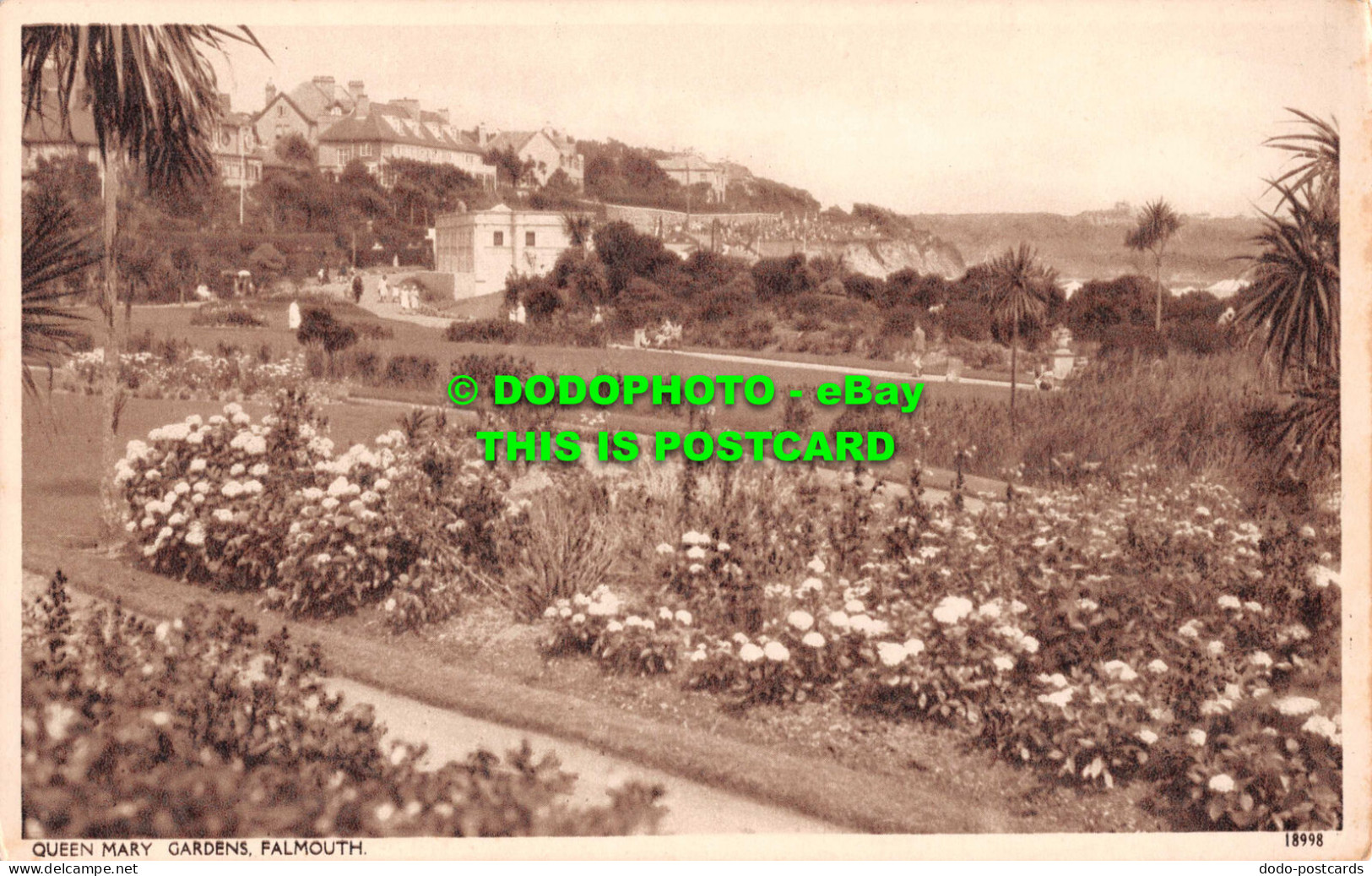 R546939 Falmouth. Queen Mary Gardens. Postcard - World