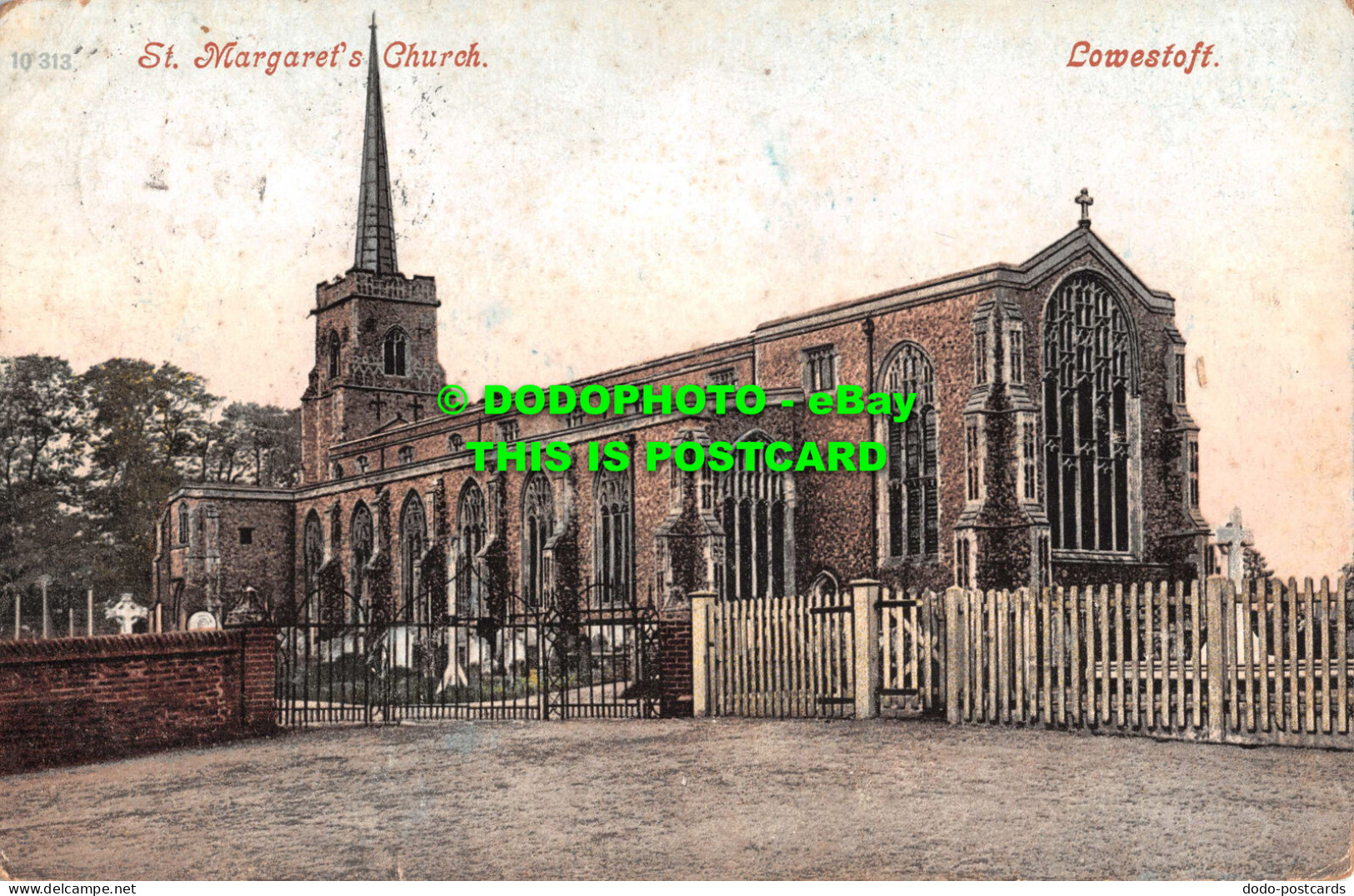 R546943 Lowestoft. St. Margaret Church. 1908 - World