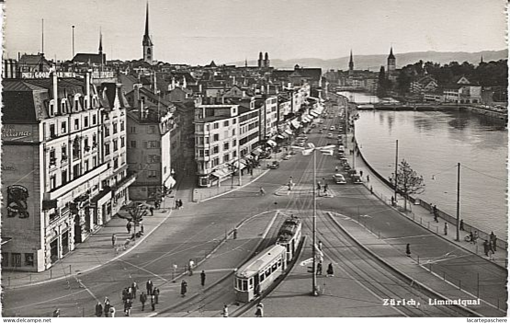 X114060 ZURICH ZURICH LIMMATQUAI TRAM TRAMWAY TRANVIA ELECTRIQUE - Zürich