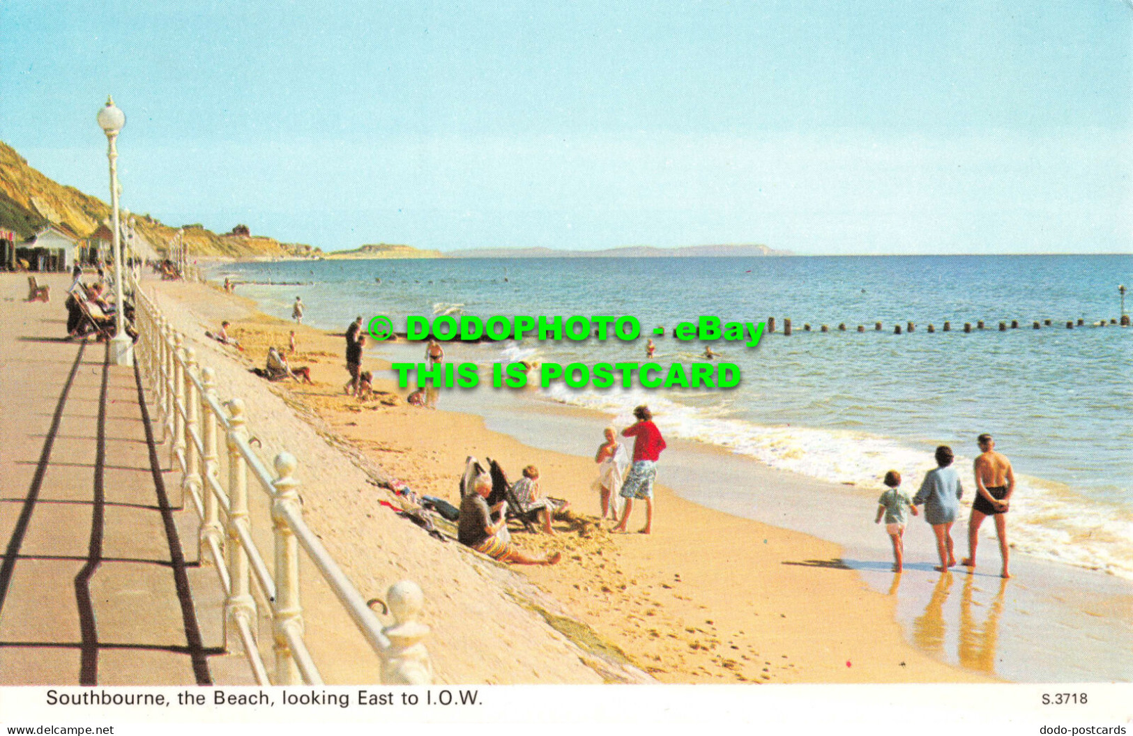 R547604 Southbourne. The Beach. Looking East To I. O. W. E. T. W. Dennis. Photoc - World