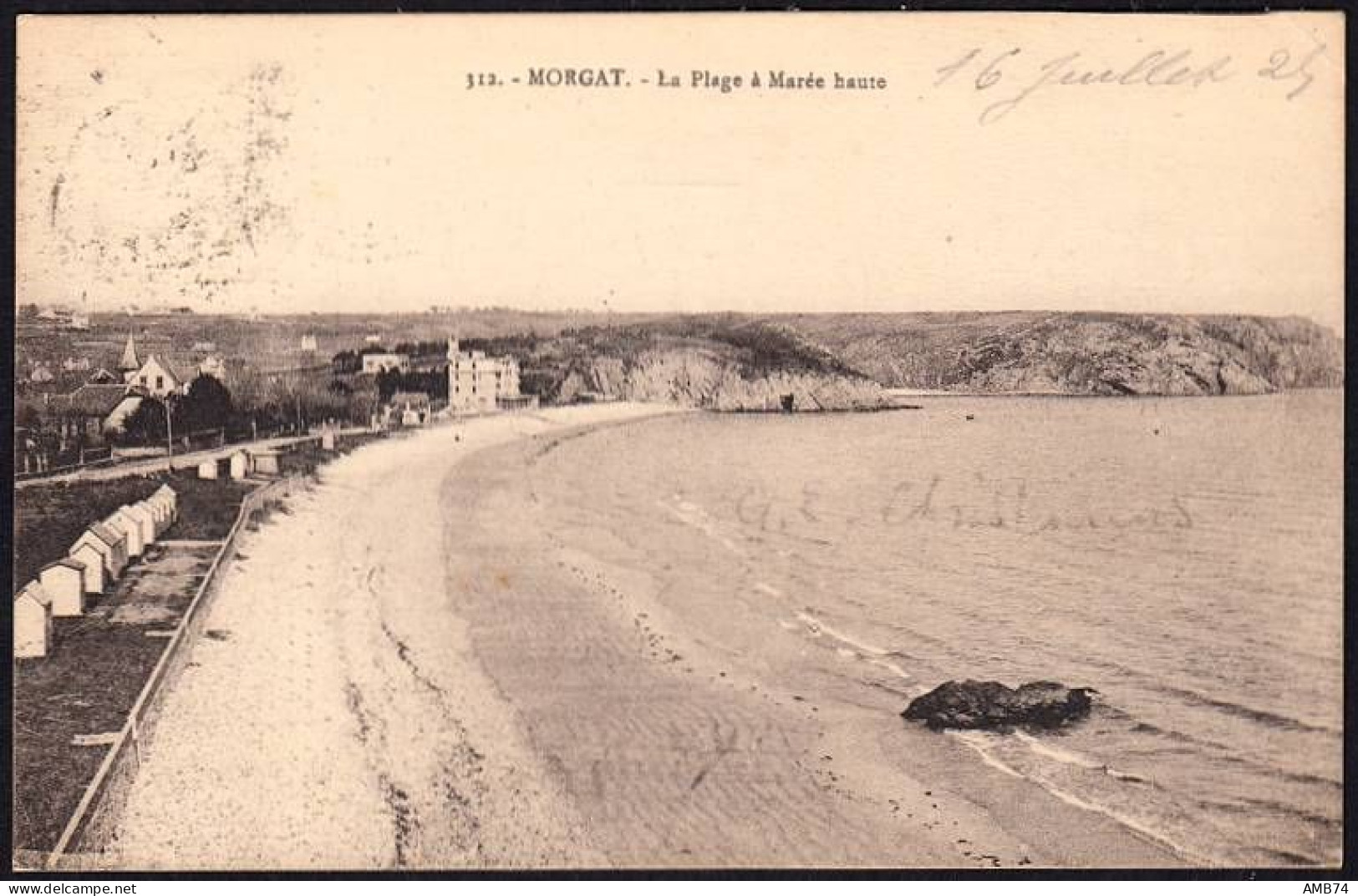 29-0026 - Carte Postale FINISTERE (29) - MORGAT - La Plage à Marée Haute - Morgat
